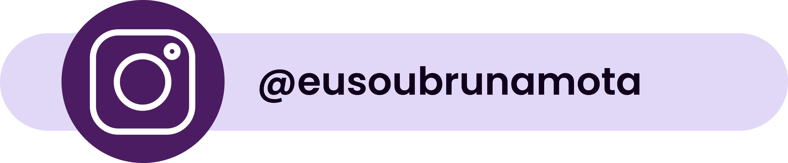 Instagram @eusoubrunamota